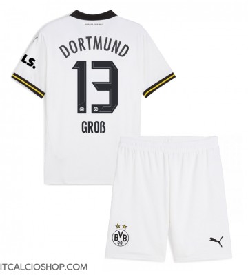 Borussia Dortmund Pascal Gross #13 Terza Maglia Bambino 2024-25 Manica Corta (+ Pantaloni corti)